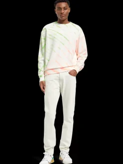Fashion Diagonal tie-dyed sweatshirt Sweatshirts & Hoodies