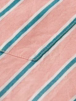 New Dobby stripe roll up sleeves Shirts