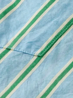 New Dobby stripe roll up sleeves Shirts