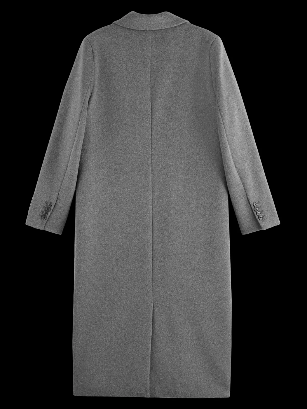 Outlet DOUBLE BREASTED TAILORED WOOL BLEND COAT Women Jackets & Coats