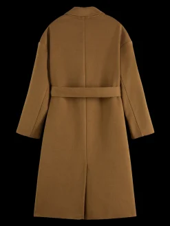 New DOUBLE FACE WOOL BLEND COAT Women Jackets & Coats