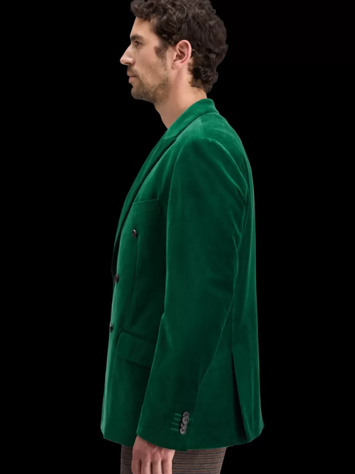 New DOUBLE-BREASTED VELVET PARTY BLAZER Blazers & Waistcoats