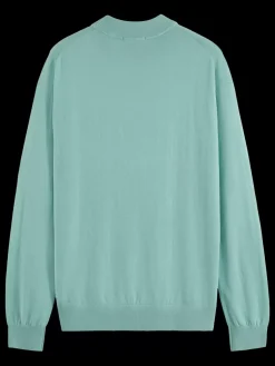 Fashion DROPPED SHOULDER MOCK NECK SWEATER Knitwear