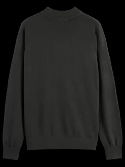 Fashion DROPPED SHOULDER MOCK NECK SWEATER Knitwear