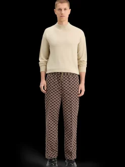 Fashion DROPPED SHOULDER MOCK NECK SWEATER Knitwear