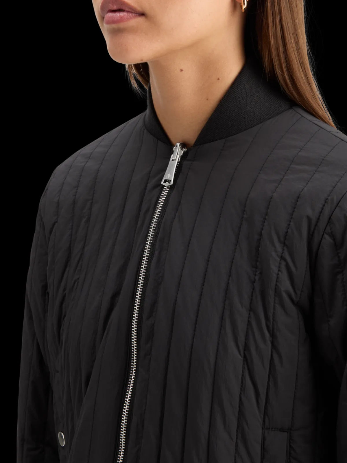 Fashion ELEVATED REVERSIBLE BOMBER Women Jackets & Coats