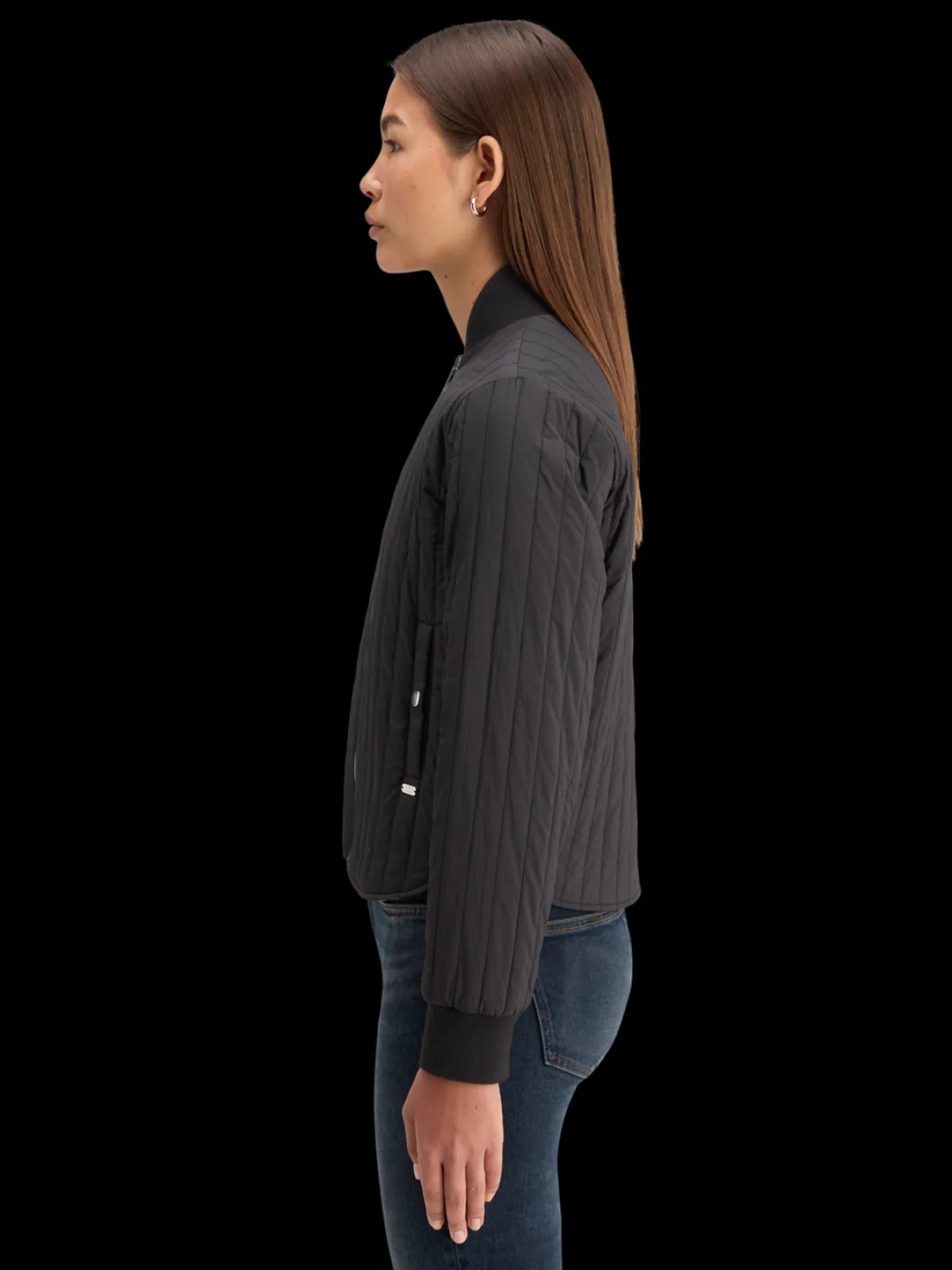 Fashion ELEVATED REVERSIBLE BOMBER Women Jackets & Coats