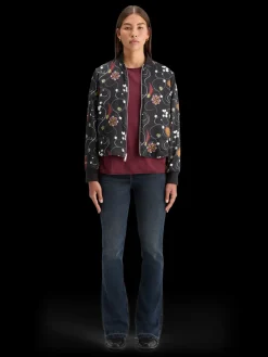 Fashion ELEVATED REVERSIBLE BOMBER Women Jackets & Coats