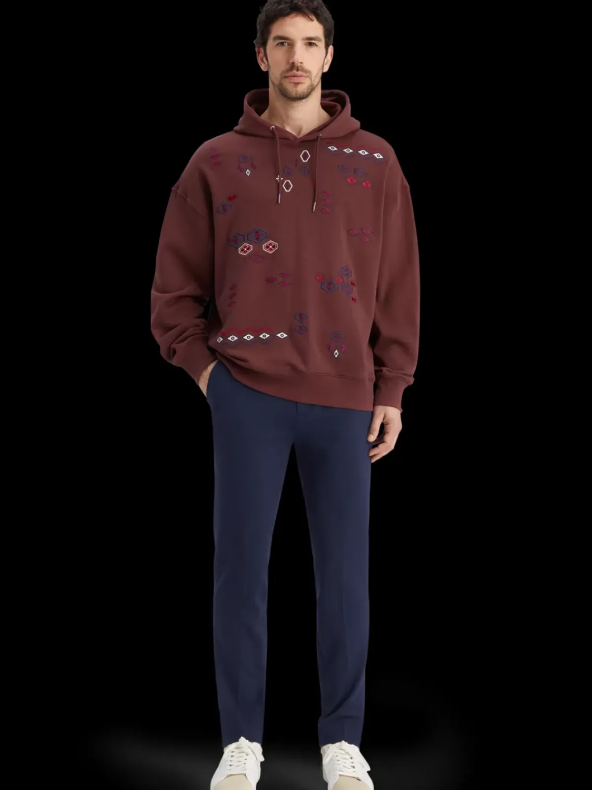 New Embroidered artwork hoodie Sweatshirts & Hoodies