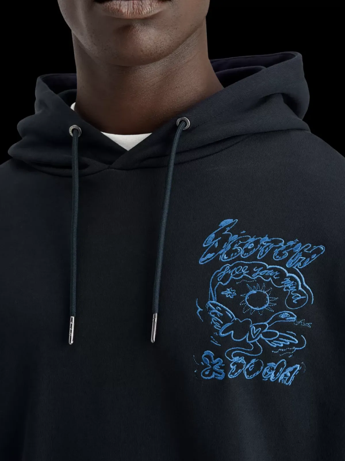 New Embroidered artwork hoodie Sweatshirts & Hoodies