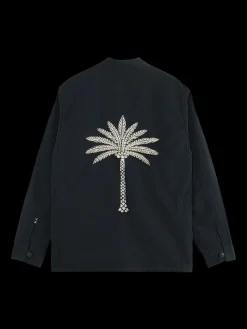 Sale Embroidered cotton/linen canvas kimono jacket Jackets & Coats