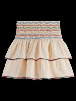 Sale EMBROIDERED MINI SKIRT Women Skirts & Shorts