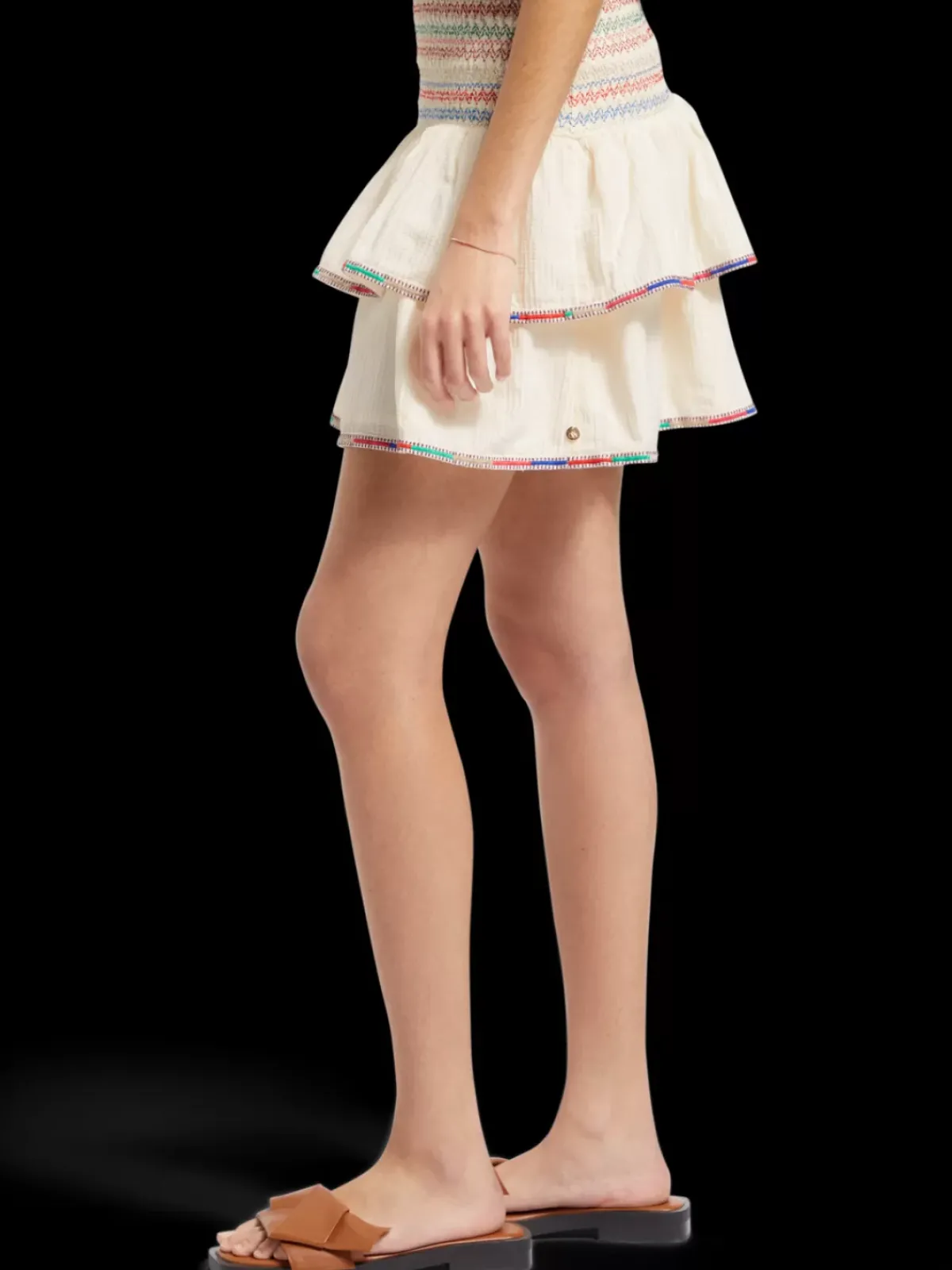 Sale EMBROIDERED MINI SKIRT Women Skirts & Shorts