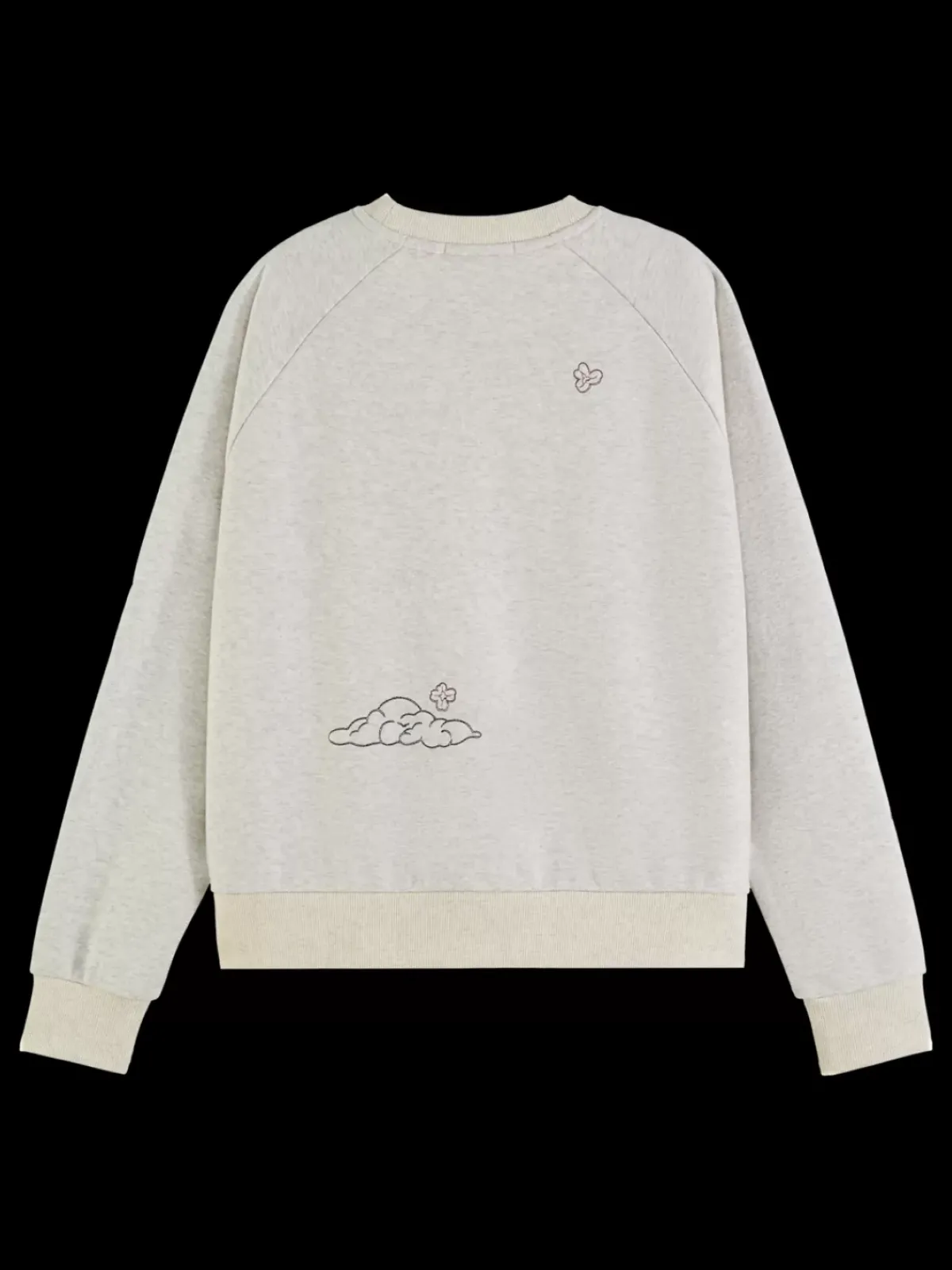 Fashion EMBROIDERED RAGLAN RELAXED FIT SWEATSHIRT Kids Sweatshirts & Hoodies