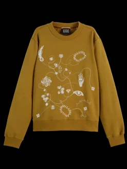 New EMBROIDERED REGULAR FIT SWEATSHIRT Women Sweatshirts & Hoodies