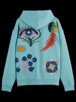 Sale EMBROIDERY ARTWORK HOODIE Sweatshirts & Hoodies