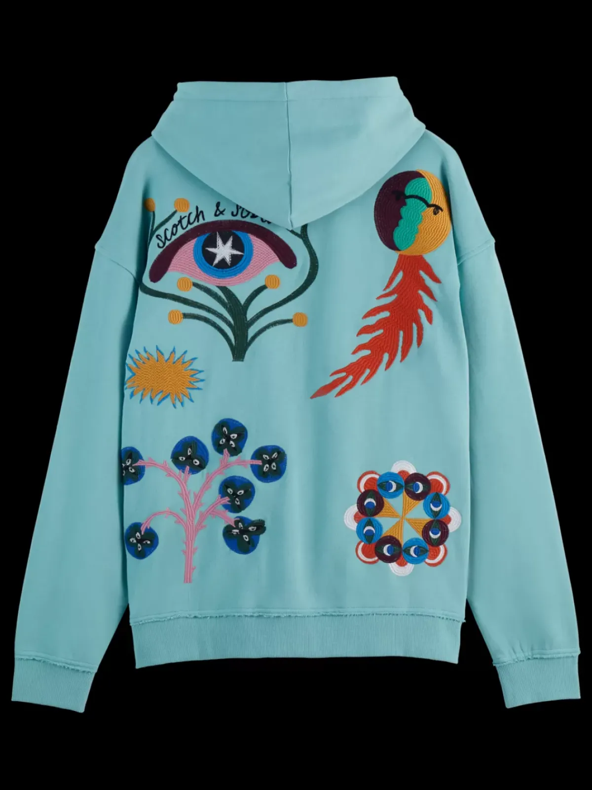 Sale EMBROIDERY ARTWORK HOODIE Sweatshirts & Hoodies