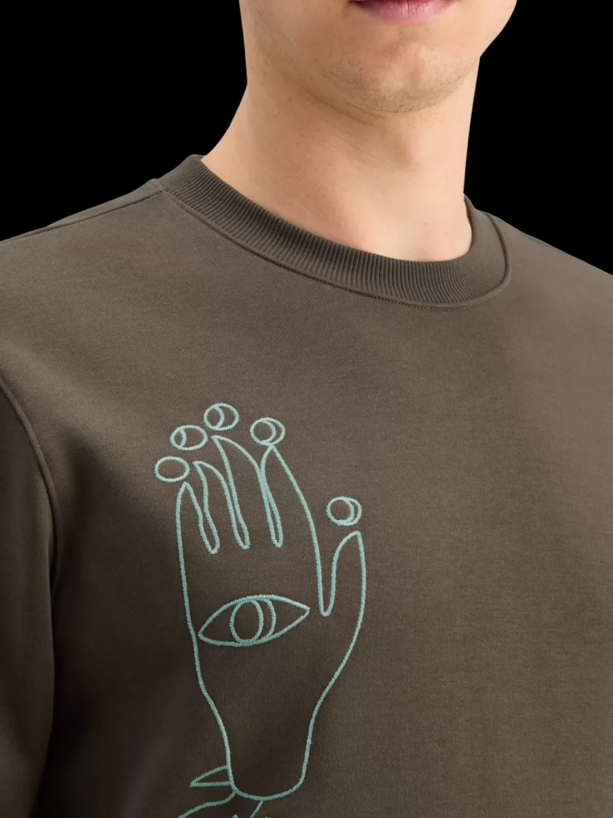 Discount EMBROIDERY SWEATSHIRT Sweatshirts & Hoodies