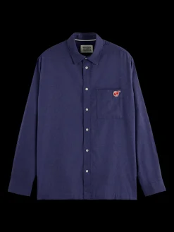 Online Essential - THE FREE SPIRIT PEACE BIRD MELANGE TWILL SHIRT Shirts|Essentials