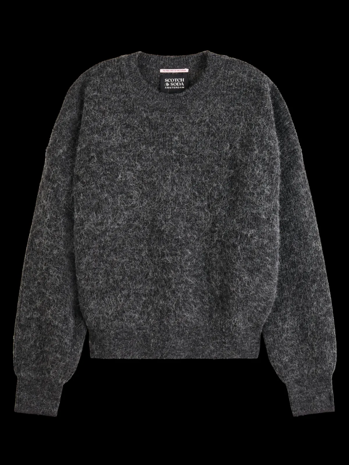 Discount Essential FUZZY CREW NECK PULLOVER Women Knitwear|Essentials