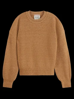 Discount Essential FUZZY CREW NECK PULLOVER Women Knitwear|Essentials