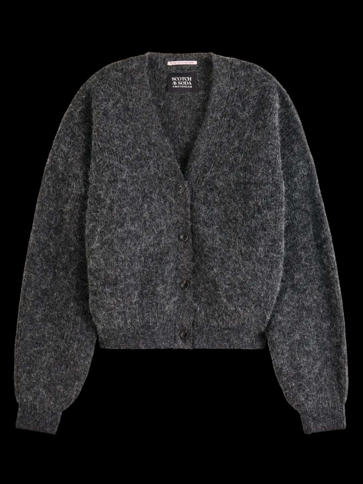 New Essential FUZZY RELAXED CARDIGAN Women Knitwear|Essentials