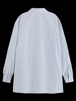 Clearance Essential girlfriend oxford stripes shirt Women Blouses & Shirts|Essentials