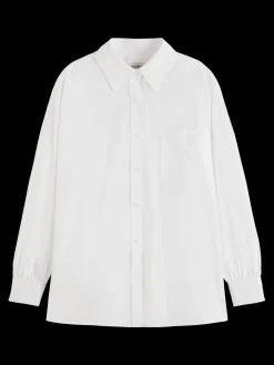 New Essential girlfriend poplin shirt Women Blouses & Shirts|Essentials