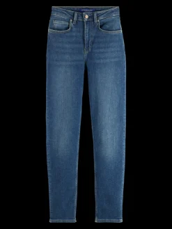 Outlet Essential HIGH FIVE SUPER STRETCH  SLIM JEANS - CLASSIC BLUE Women Jeans|Essentials