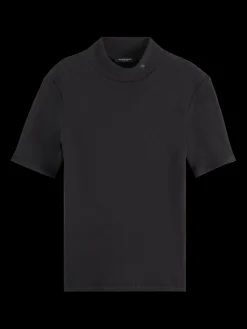 Clearance Essential mock neck rib t-shirt Women Tops & T-shirts|Essentials