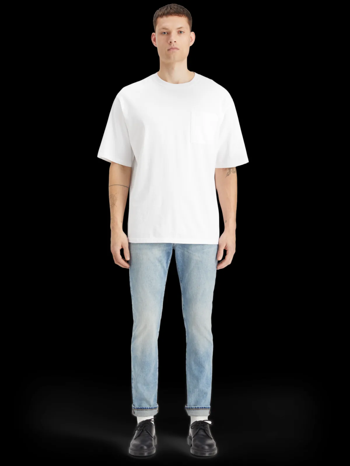 Discount Essential RALSTON IN ORGANIC COTTON AQUA BLUE Jeans|Essentials