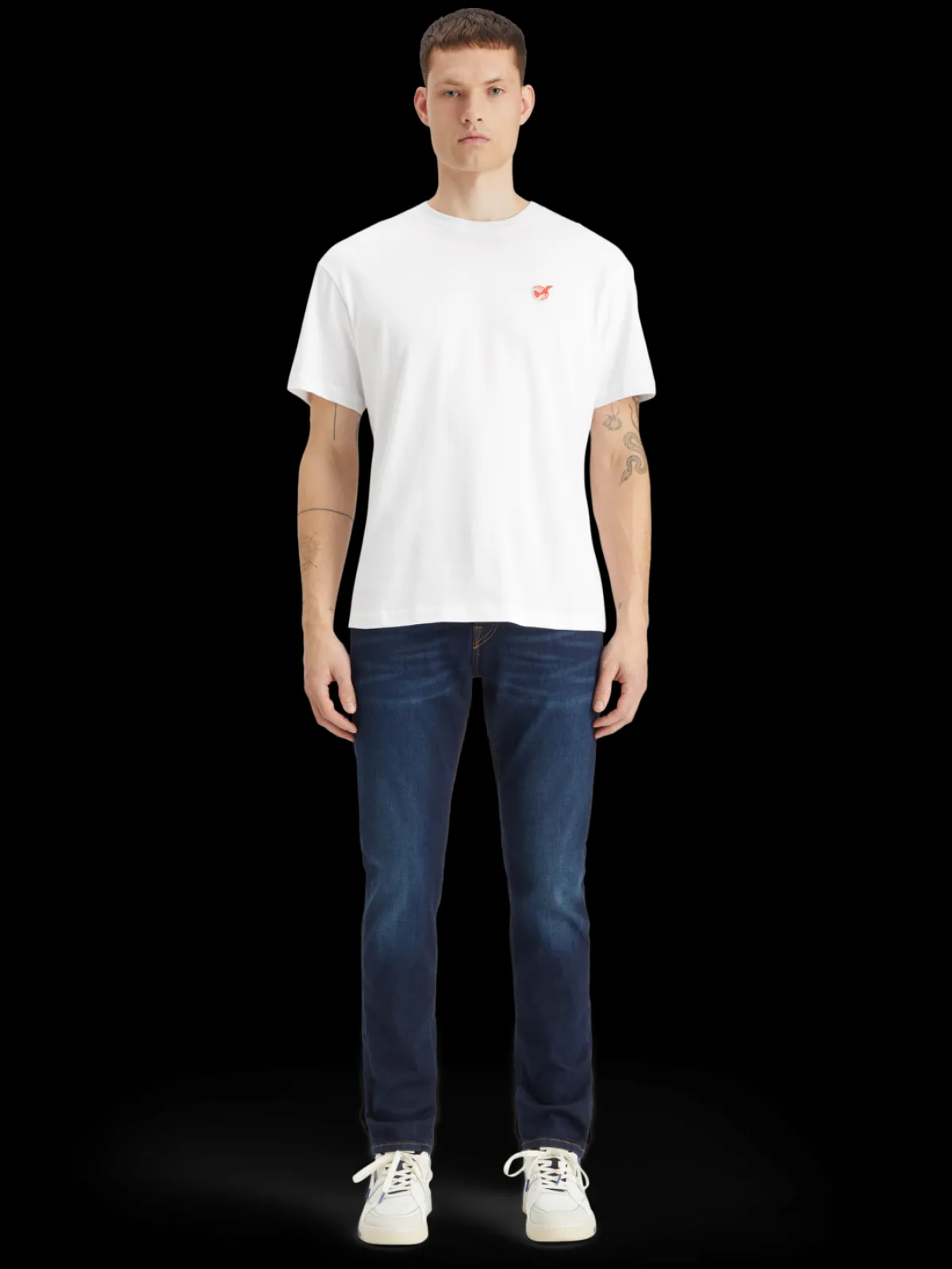 Online Essential Ralston Regular slim jeans - Beaten Blue Jeans|Essentials