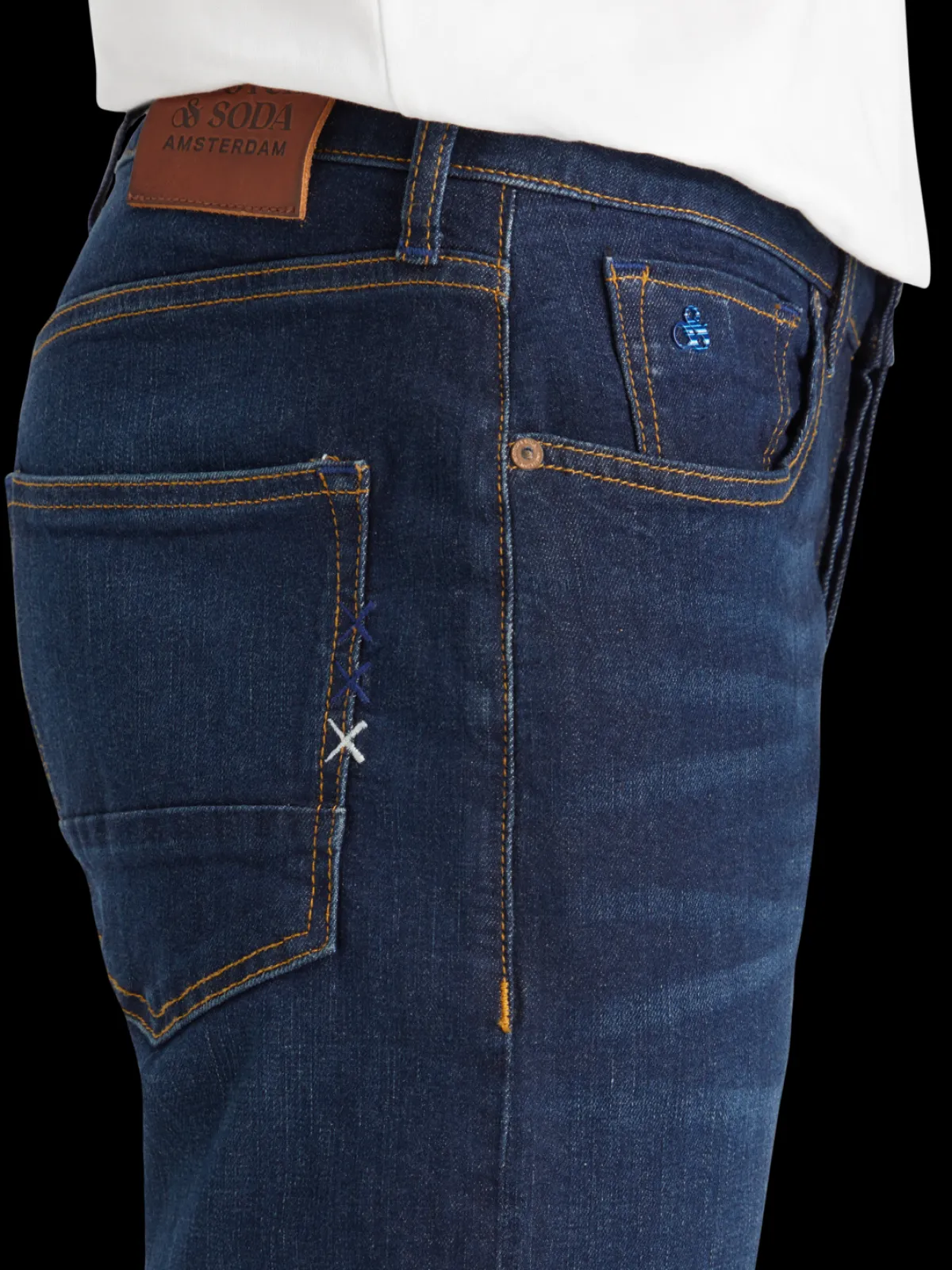 Online Essential Ralston Regular slim jeans - Beaten Blue Jeans|Essentials