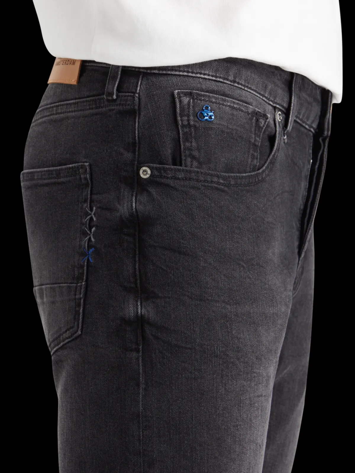 New Essential RALSTON SLIM JEANS BLACK NIGHT Essentials