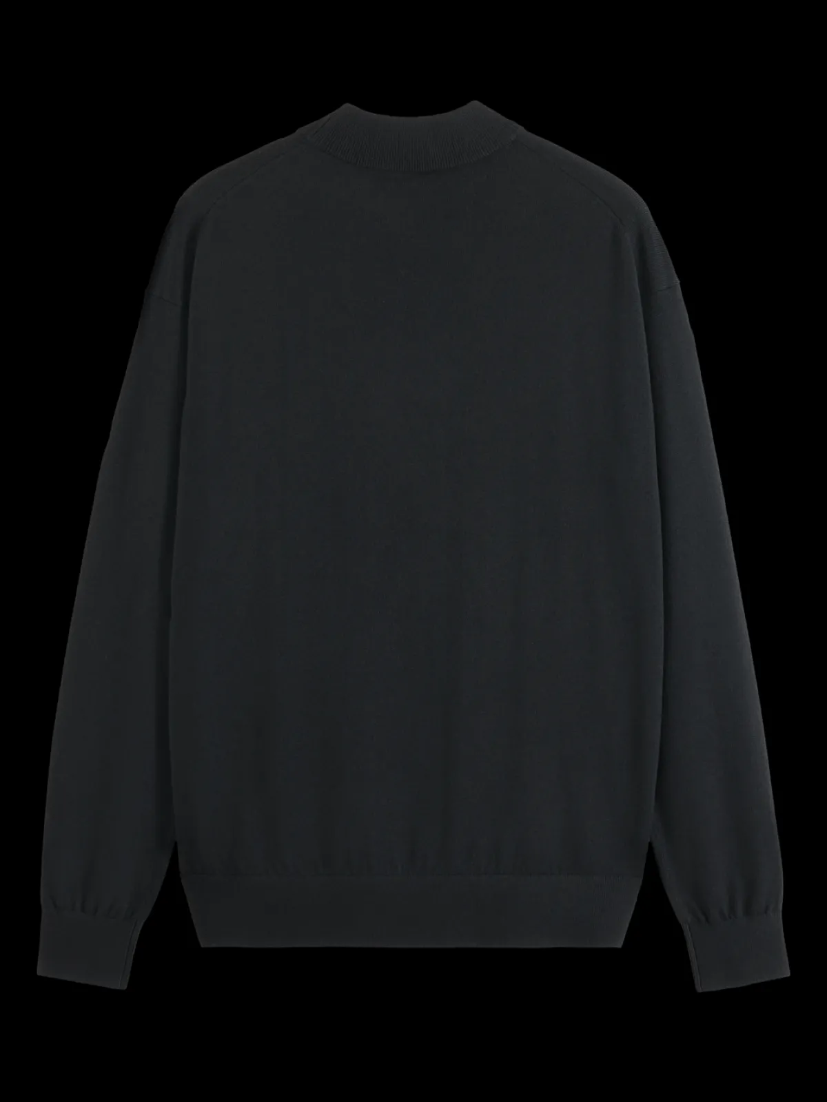 Sale Essential Relaxed fit wool blend mock neck sweater Knitwear|Essentials