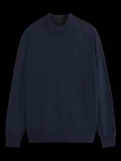 Sale Essential Relaxed fit wool blend mock neck sweater Knitwear|Essentials