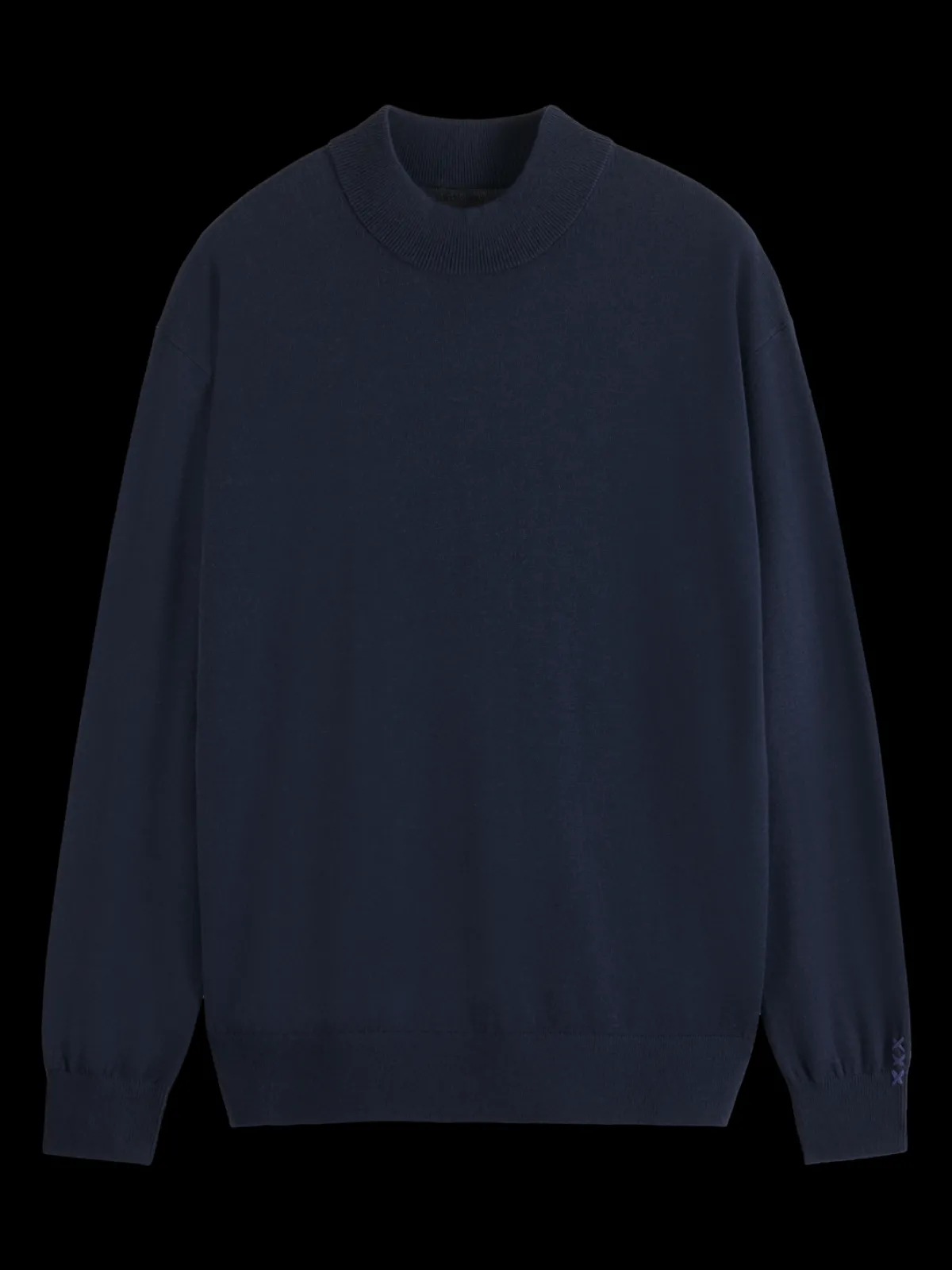 Sale Essential Relaxed fit wool blend mock neck sweater Knitwear|Essentials