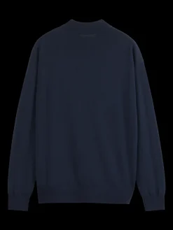 Sale Essential Relaxed fit wool blend mock neck sweater Knitwear|Essentials
