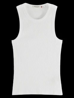 Online Essential RIB RACER TANK Women Tops & T-shirts|Essentials