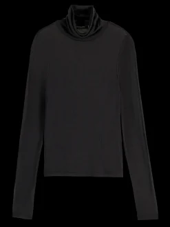 Sale Essential ROLL UP NECK LONG SLEEVE T-SHIRT Women Sweatshirts & Hoodies|Essentials