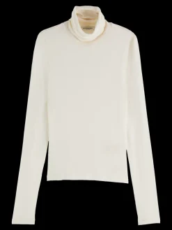 Sale Essential ROLL UP NECK LONG SLEEVE T-SHIRT Women Sweatshirts & Hoodies|Essentials