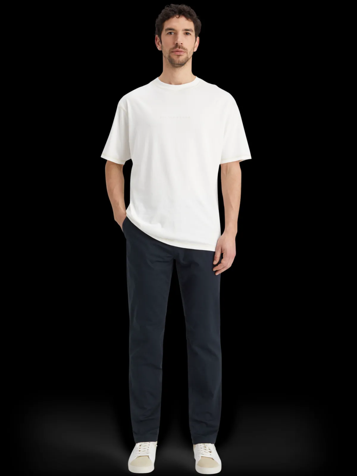 Fashion Essential Stuart - Cotton-blend twill chino Pants|Essentials