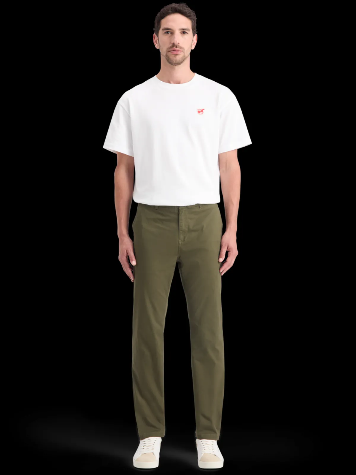 Fashion Essential Stuart - Cotton-blend twill chino Pants|Essentials
