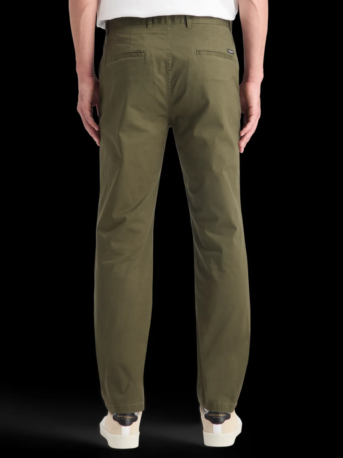 Fashion Essential Stuart - Cotton-blend twill chino Pants|Essentials