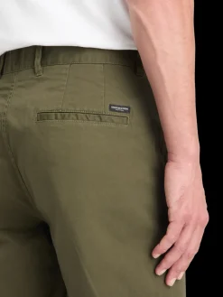 Fashion Essential Stuart - Cotton-blend twill chino Pants|Essentials