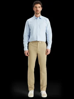 Fashion Essential Stuart - Cotton-blend twill chino Pants|Essentials