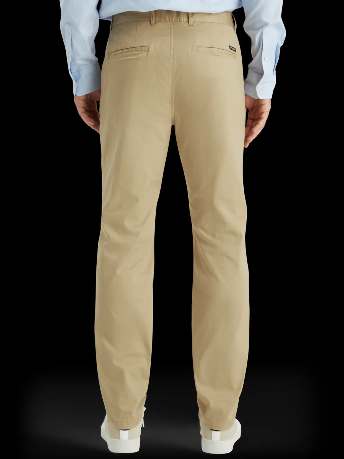Fashion Essential Stuart - Cotton-blend twill chino Pants|Essentials