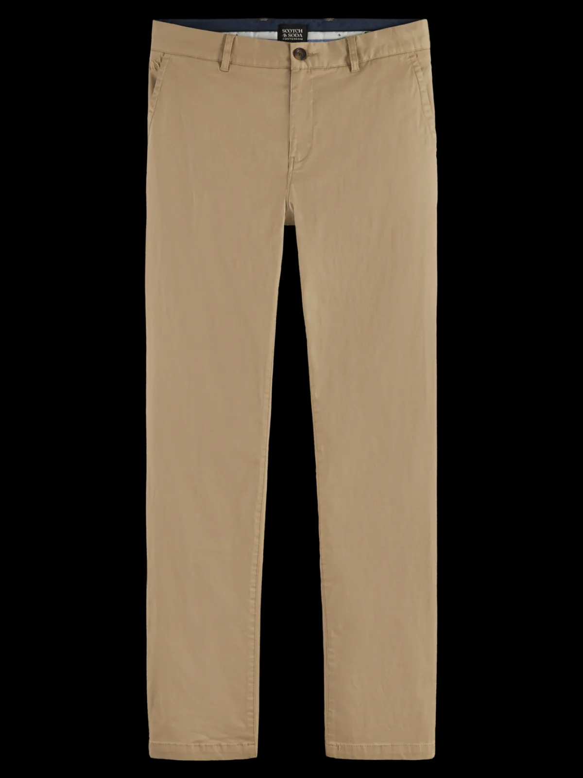 Fashion Essential Stuart - Cotton-blend twill chino Pants|Essentials