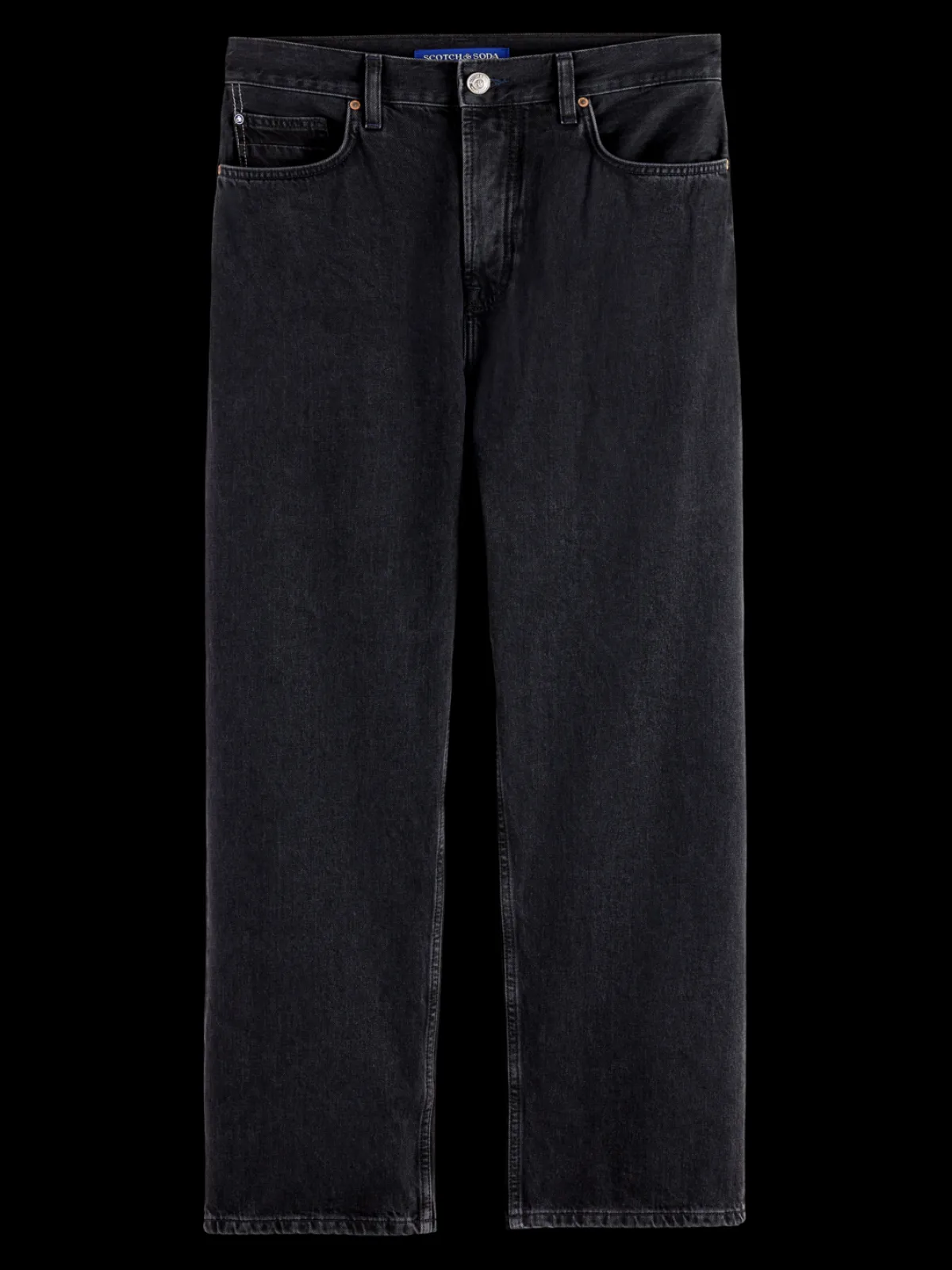 Sale Essential The pitch loose fit jeans - Black Buzz Jeans|Essentials