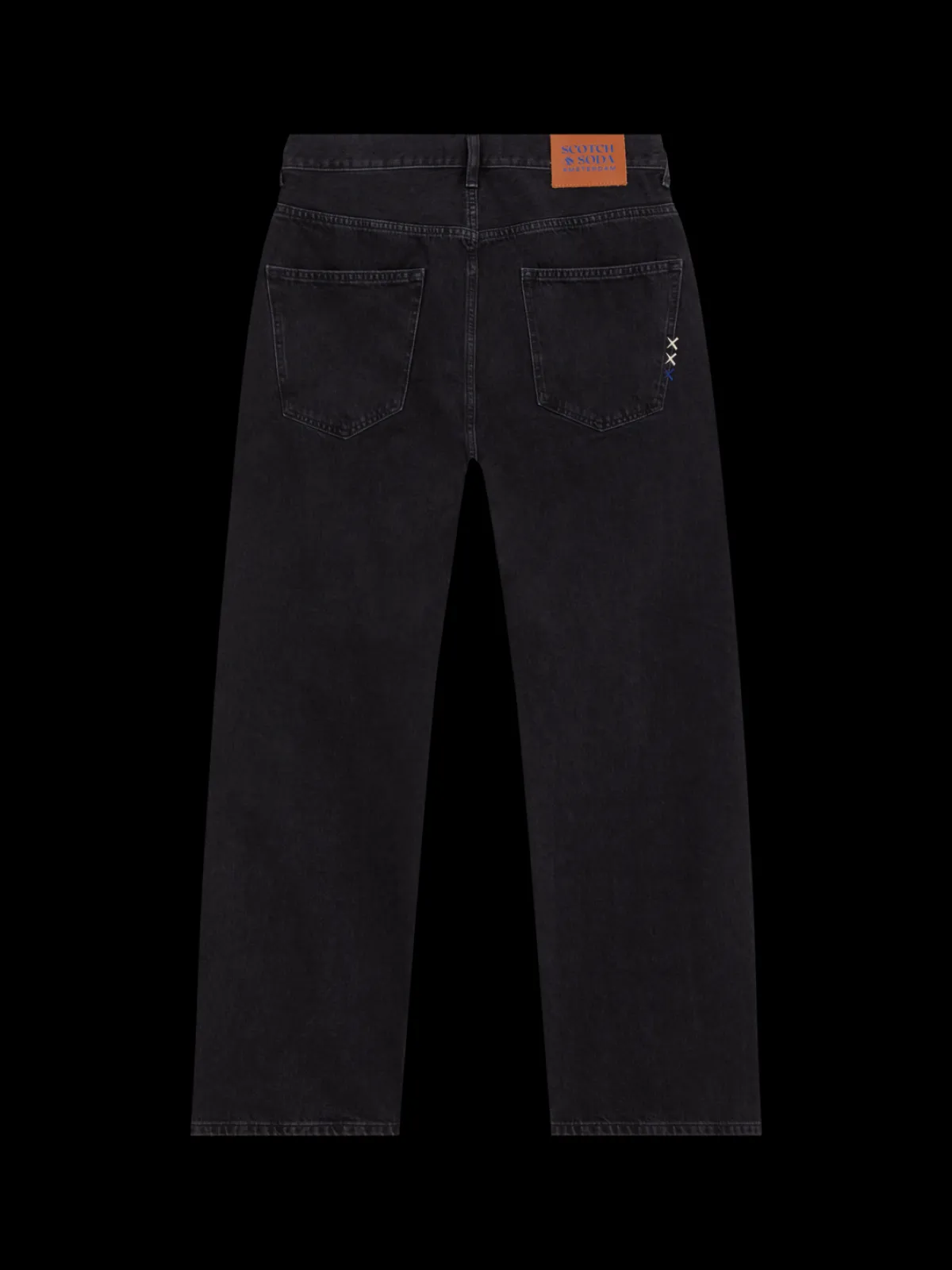 Sale Essential The pitch loose fit jeans - Black Buzz Jeans|Essentials